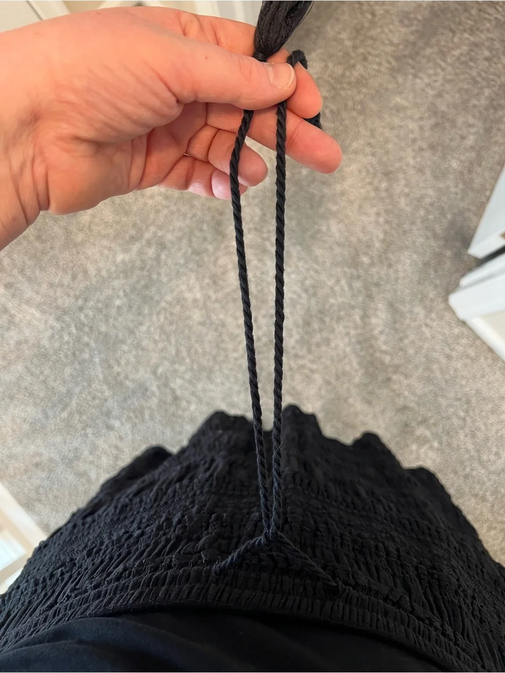 Torrid Size 6 Black Crotchet Skirt